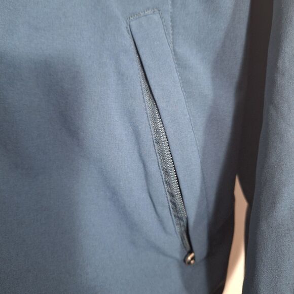 REI Mens Wind Breaker Jacket Hooded Blue Classic Preppy Large - Picture 9 of 15